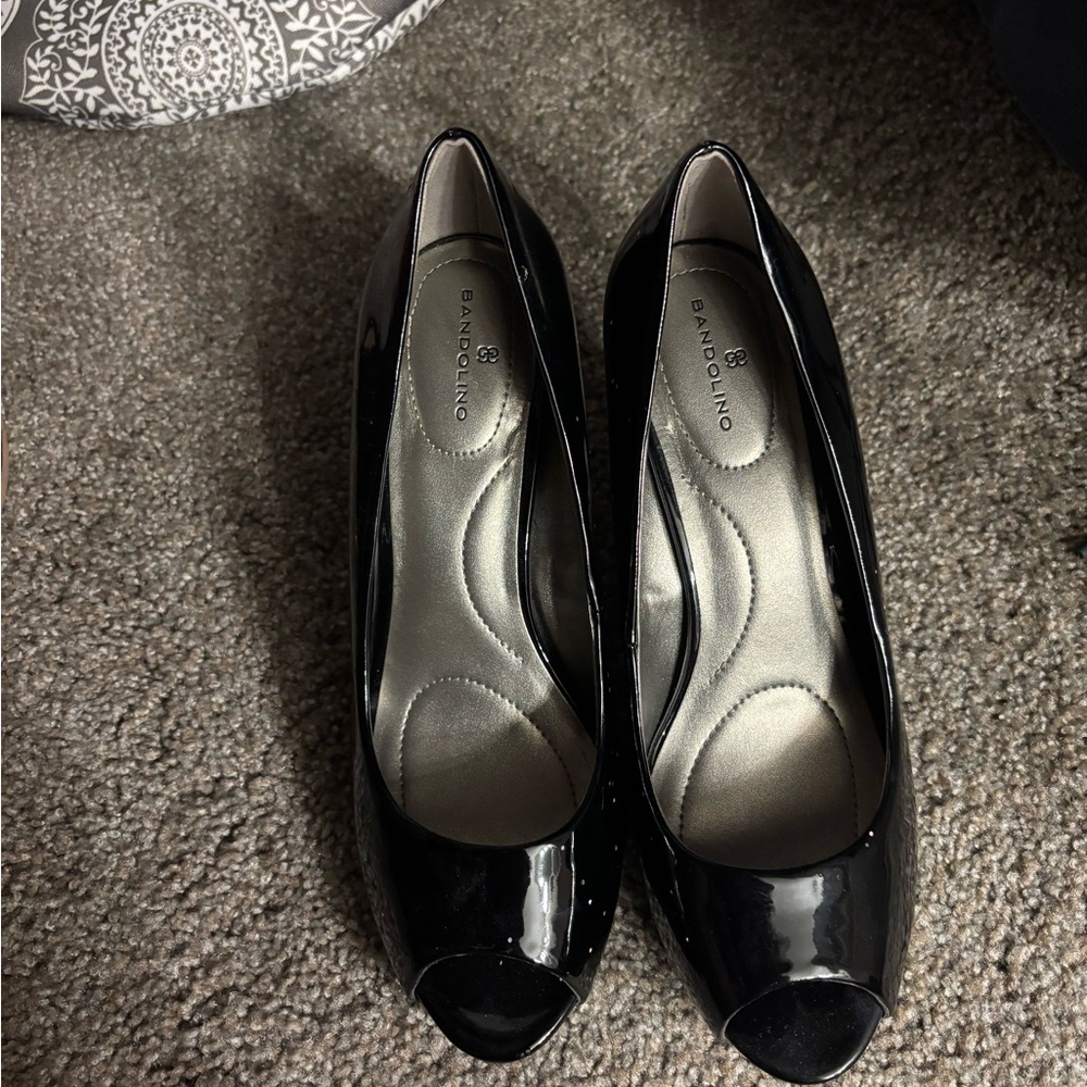 Open toe heels